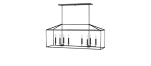 VisualComfort-Dining-Perryton-transitional-8-light-linear-pendant-midnight-black