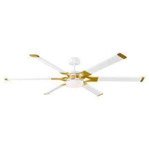 VisualComfort-Fan-Loft62CeilingFan-White