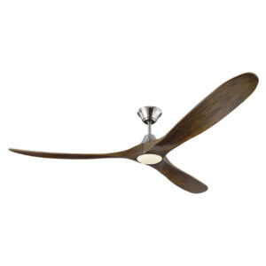 VisualComfort-Fan-Maverick70LEDCeilingFan-BrushedSteel