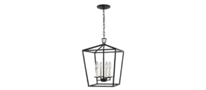 VisualComfort-Foyer-ADianna-4-light-small-lantern-midnight-black