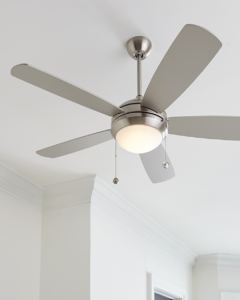 VisualComfort-GLFan-DiscusClassic52LEDCeilingFan-BrushedSteel