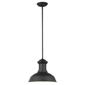 VisualComfort-Generation-FredricksburgOneLightOutdoorPendant-Black