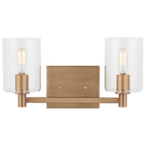 VisualComfort-Studio-FulltonTwoLightWallBathSconce-SatinBrass