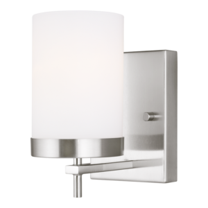 VisualComfort-Studio-ZireOneLightSconce-BrushedNickel